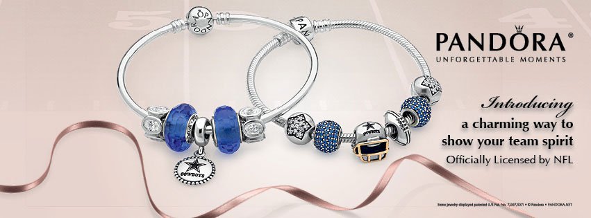 Officially Licensed Dallas Cowboys Charms from PANDORA