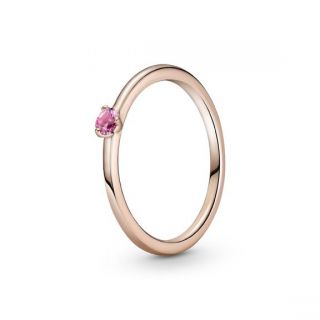 Pink Solitaire Ring - Pandora Rose