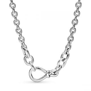 Chunky Infinity Knot Chain Necklace