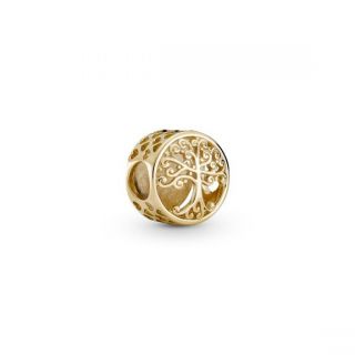 Openwork Family Roots Charm - 14k