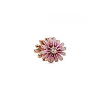Pink Daisy Flower Charm - Pandora Rose