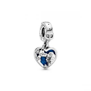 Disney, Lady and the Tramp Heart Dangle Charm