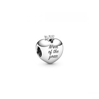 Mom Of The Year Heart Charm