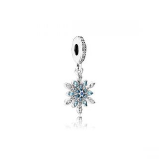 Crystalized Snowflake Charm