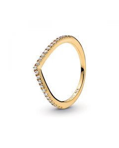 Sparkling Wishbone Ring - Pandora Shine™ 