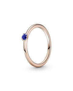 Stellar Blue Solitaire Ring - Pandora Rose™