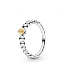 Honey Beaded Ring - November