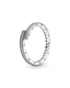 Sparkling Overlapping Ring