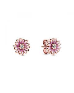 Pink Daisy Flower Stud Earrings - Pandora Rose™