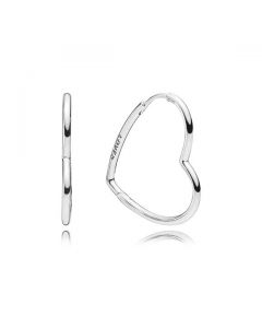 Asymmetric Hearts of Love Hoop Earrings