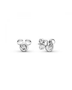 Disney, Mickey Mouse & Minnie Mouse Silhouette Stud Earrings