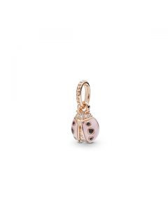 Lucky Pink Ladybug Pendant - PANDORA ROSE™