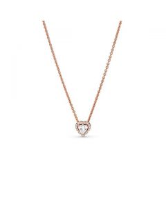 Sparkling Heart Collier Necklace - Pandora Rose™