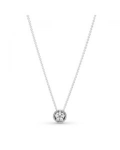 Sparkling Snowflake Collier Necklace