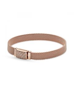 Pandora Reflexions™ Long Clasp Pave Bracelet - Pandora Rose™