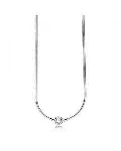 PANDORA Clasp Sterling Silver Charm Necklace