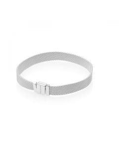 PANDORA Reflexions™ Silver Flat Mesh Bracelet