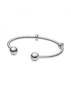 Snake Chain Style Open Bangle Bracelet