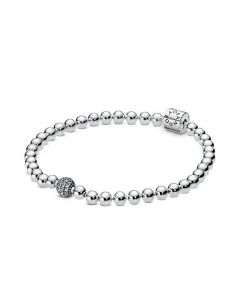 Beads & Pave Bracelet