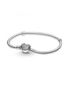 Disney, Mickey Mouse Heart Clasp Bracelet