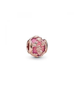 Pink Decorative Leaves Charm - Pandora Rose™