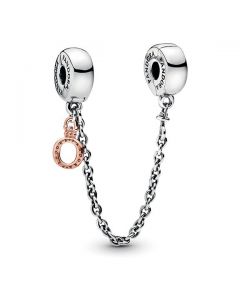 Dangling Crown O Safety Chain - Pandora Rose™