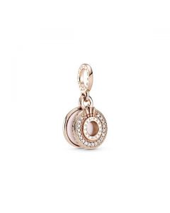 Sparkling Pave Crown O Dangle Charm - Pandora Rose™