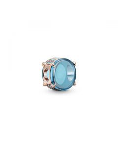 Blue Oval Cabochon Charm - Pandora Rose™