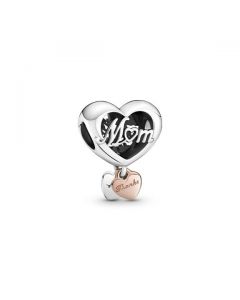 Thank You Mom Heart Charm - Pandora Rose™