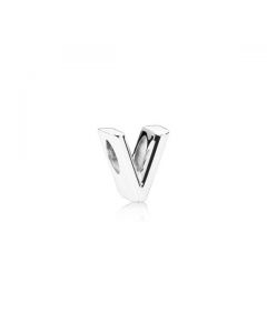 Letter V Charm