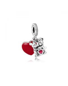 Disney, Minnie & Mickey with Love Charm