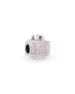 Pink Travel Bag Charm