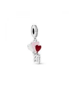 Heart Balloons Dangle Charm