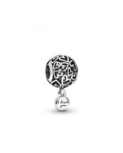 Openwork Love Hearts Charm