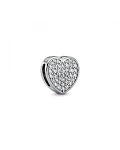 PANDORA Reflexions™ Pave Heart Clip