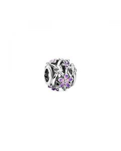 Openwork Purple Daisy Charm