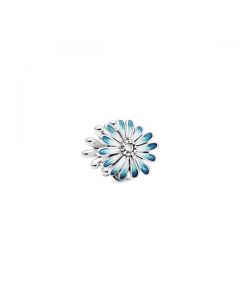 Blue Daisy Flower Charm