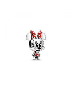 Disney, Minnie Mouse Dotted Dress & Bow Charm