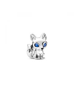 Blue-Eyed Fox Charm