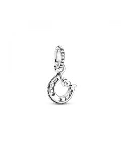 Good Luck Horseshoe Dangle Charm