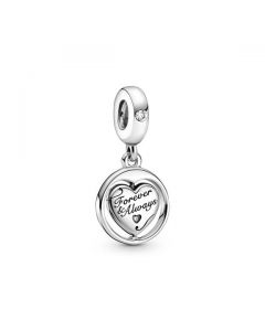 Spinning Forever & Always Soulmate Dangle Charm