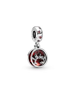 Disney, Mickey Mouse & Minnie Mouse Love and Kisses Dangle Charm