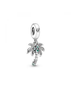 Palm Tree & Coconuts Dangle Charm