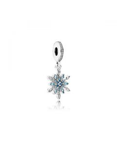 Crystalized Snowflake Charm * 