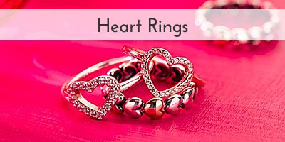 PANDORA Heart Rings